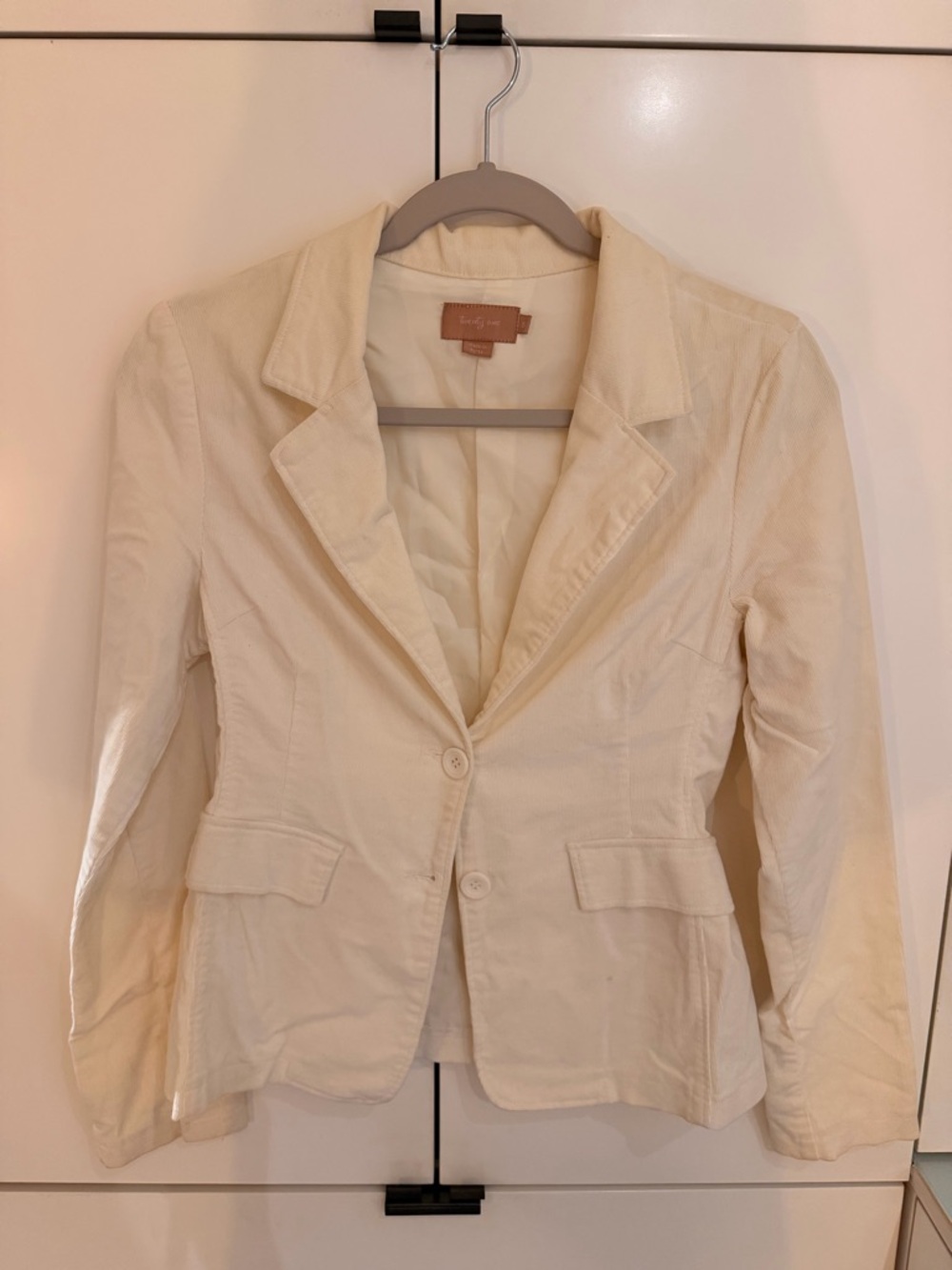 Forever 21 Cream Tailored Women's Blazer